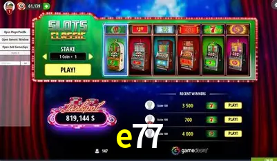 Provedores de Jogos e77